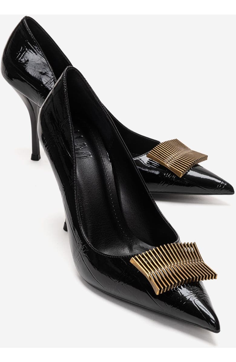 Prologue Shoes Dexen Stiletto Pump, Main, color, Black Print