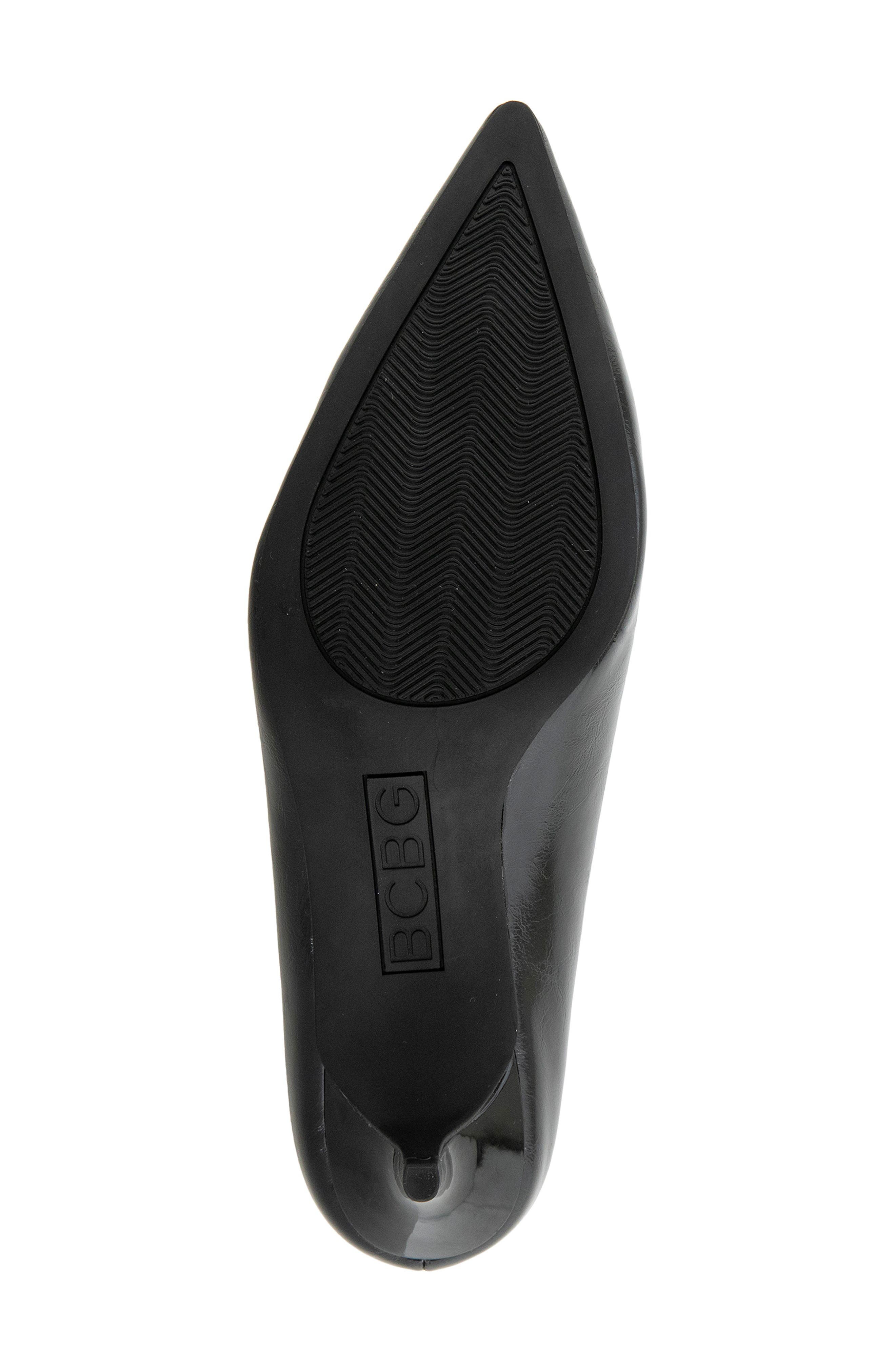 Pacsin Pointed Toe Kitten Heel Pump, Alternate, color, BLACK