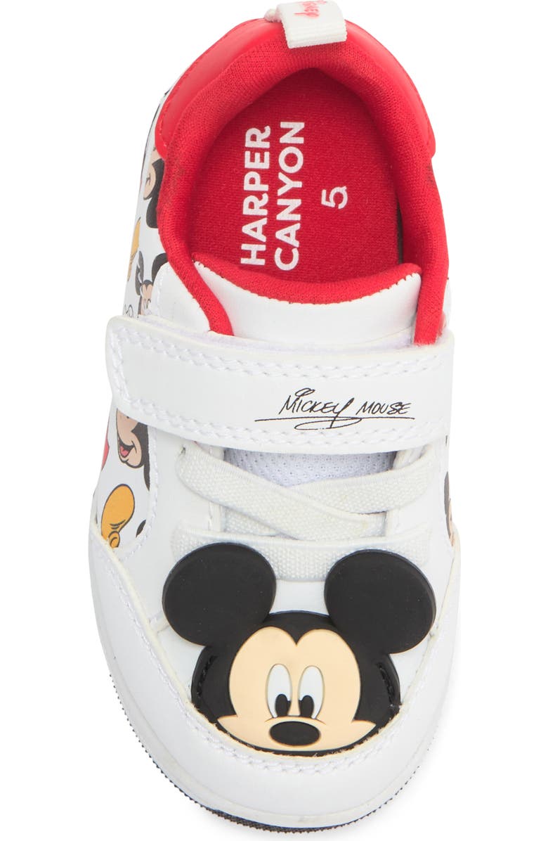 Harper Canyon Mickey Lace-Up Sneaker, Alternate, color, White Multi