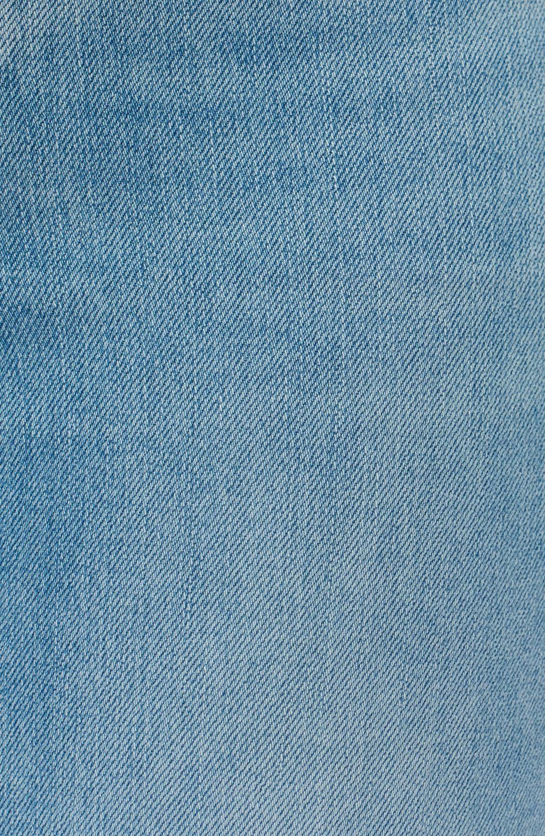 Bayeas High Waist Ankle Straight Leg Jeans, Alternate, color, Light Blue