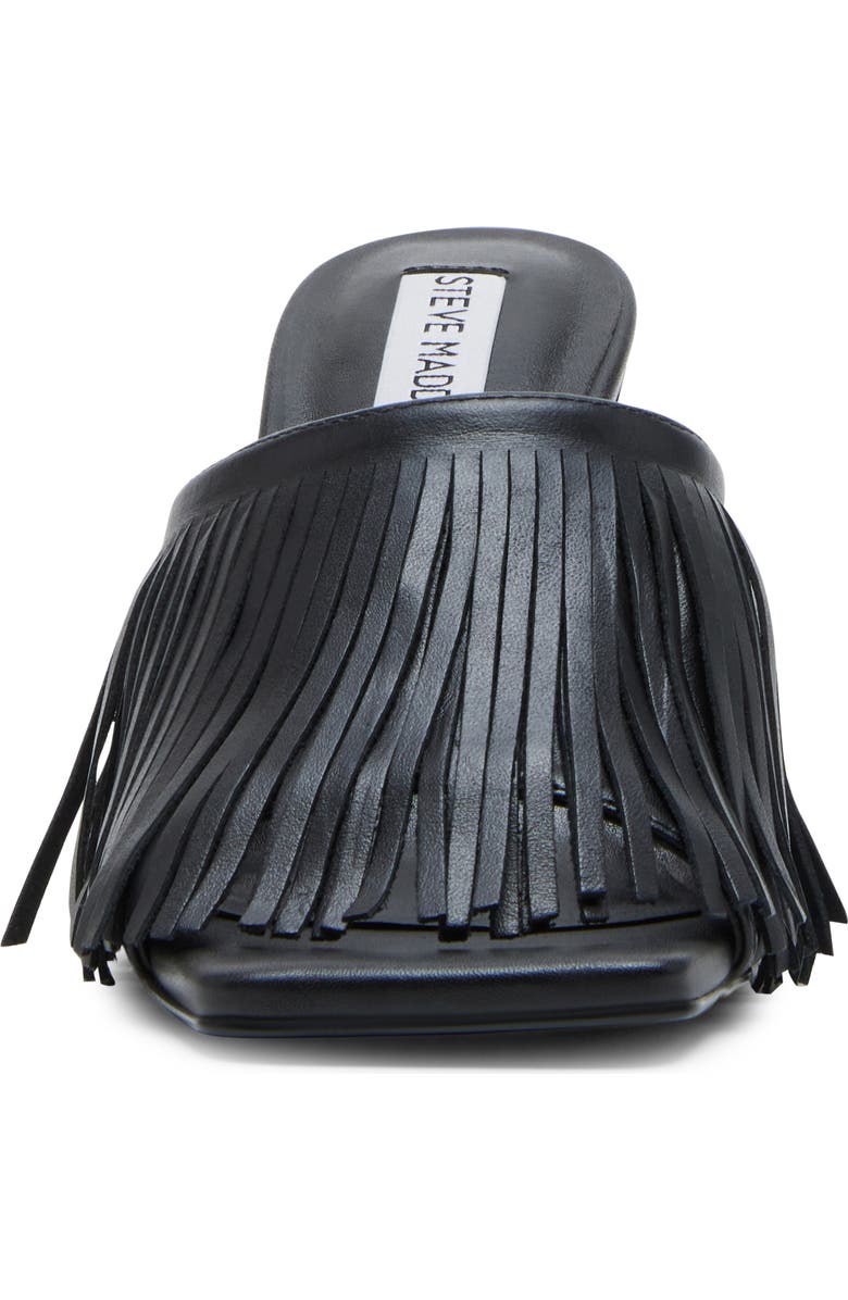 Steve Madden Morina Slide Sandal, Alternate, color, Black Leat