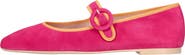 Pretty Ballerinas Square Toe Suede Mary Jane