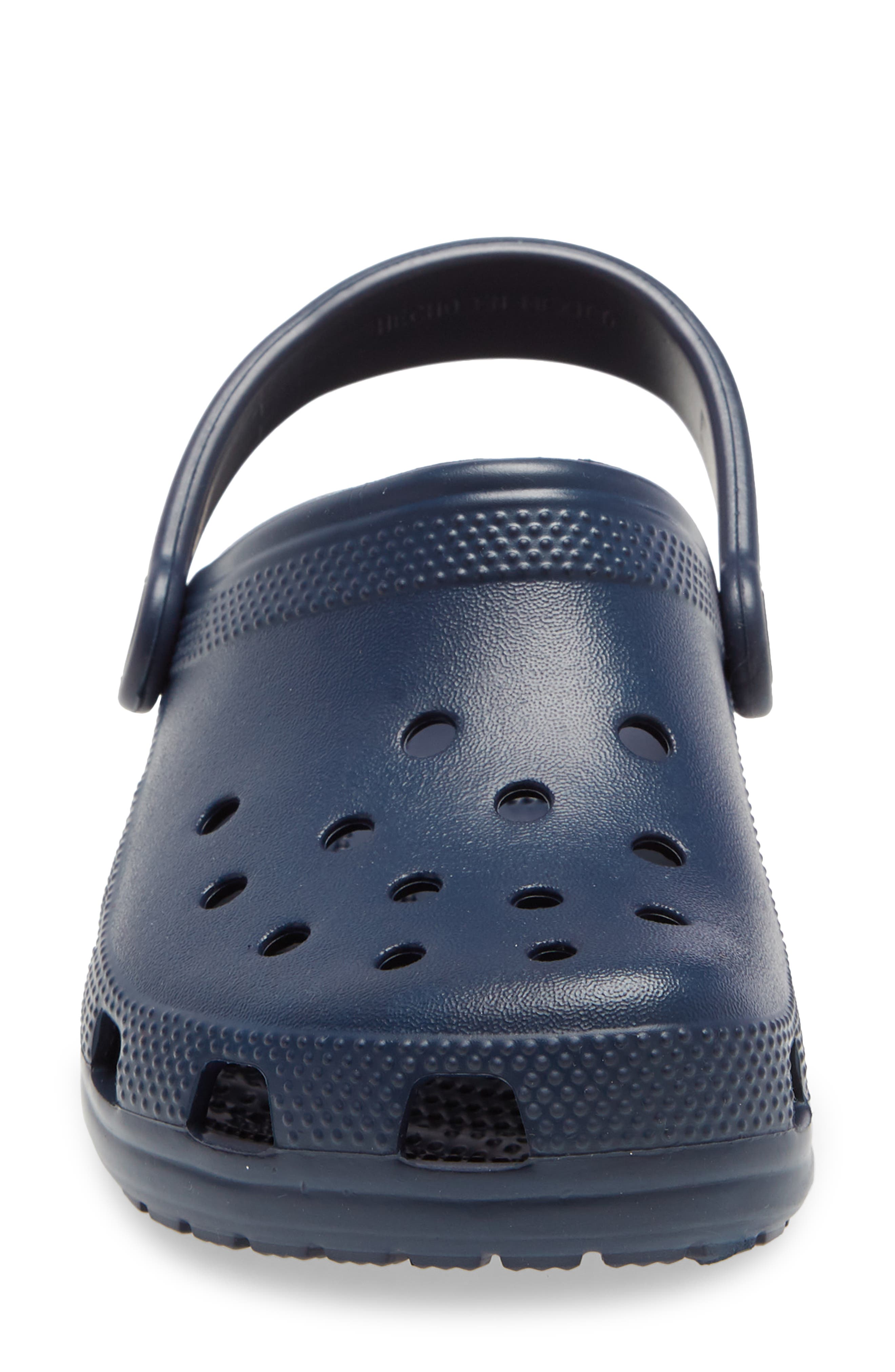 CROCS Classic Clog, Alternate, color, Navy