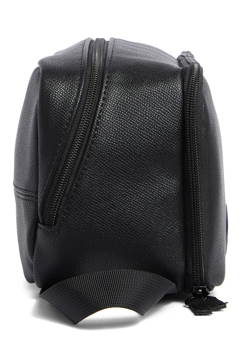 Angel Cube Zip Dopp Kit, Alternate, color, BLACK
