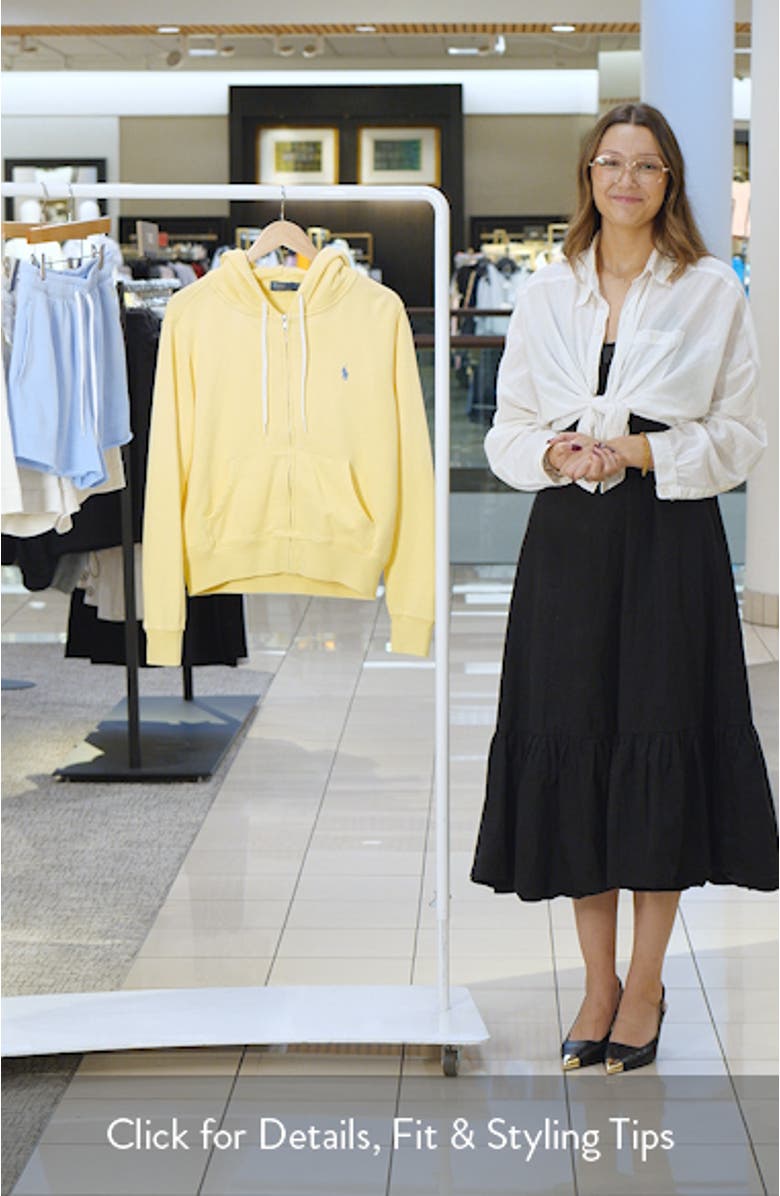 Lightweight Cotton Fleece Hoodie, sales video thumbnail