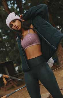 Free People FP Movement Hrun Floral Lace Bandeau Bra