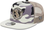 New Era Men's New Era White Chicago White Sox Chrome Camo A-Frame 9FIFTY Trucker Snapback Hat