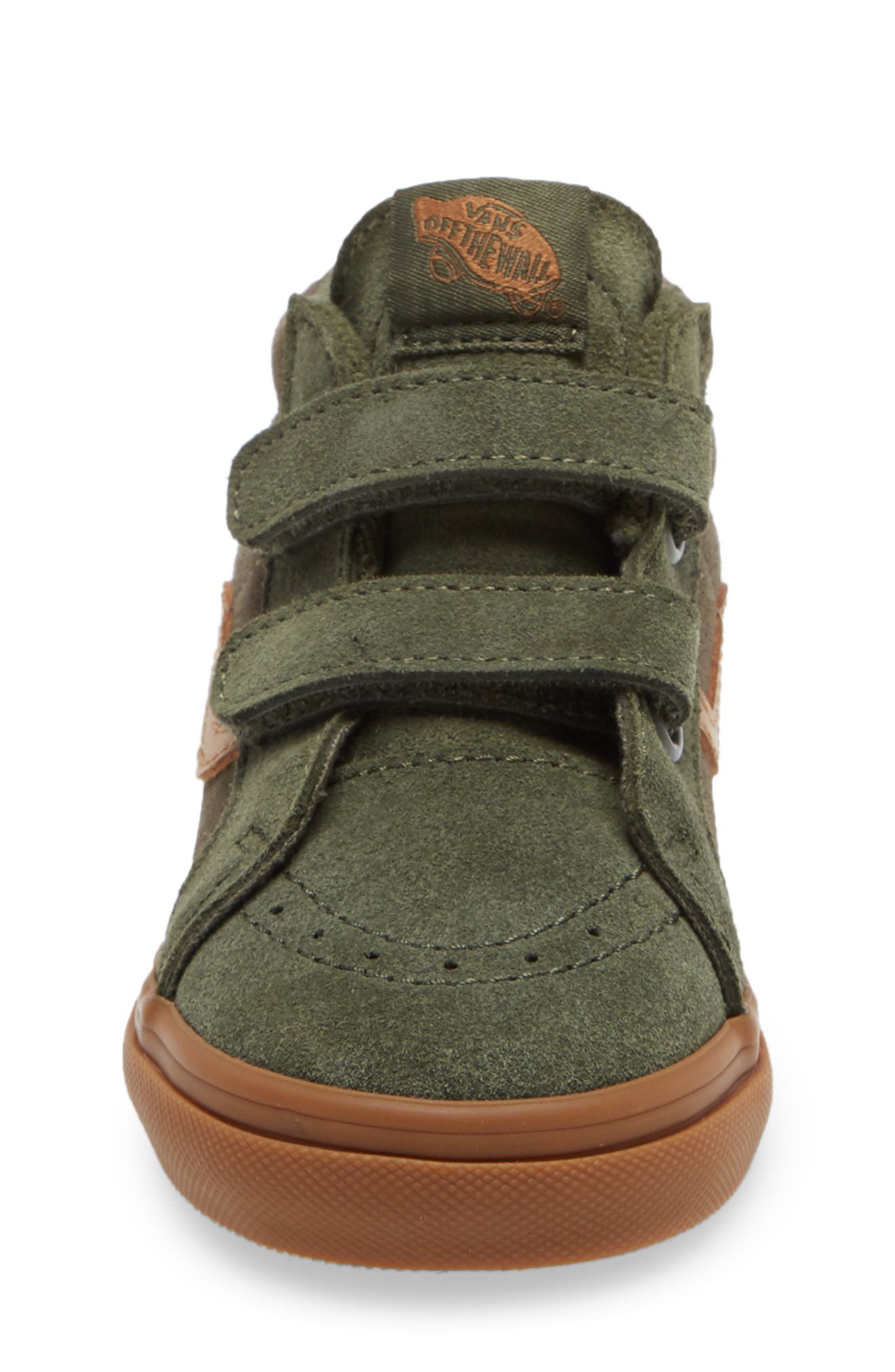 Kids' Sk8-Mid Reissue V Sneaker, Alternate, color, SUEDE GUM GRAPE LEAF/CANTEEN