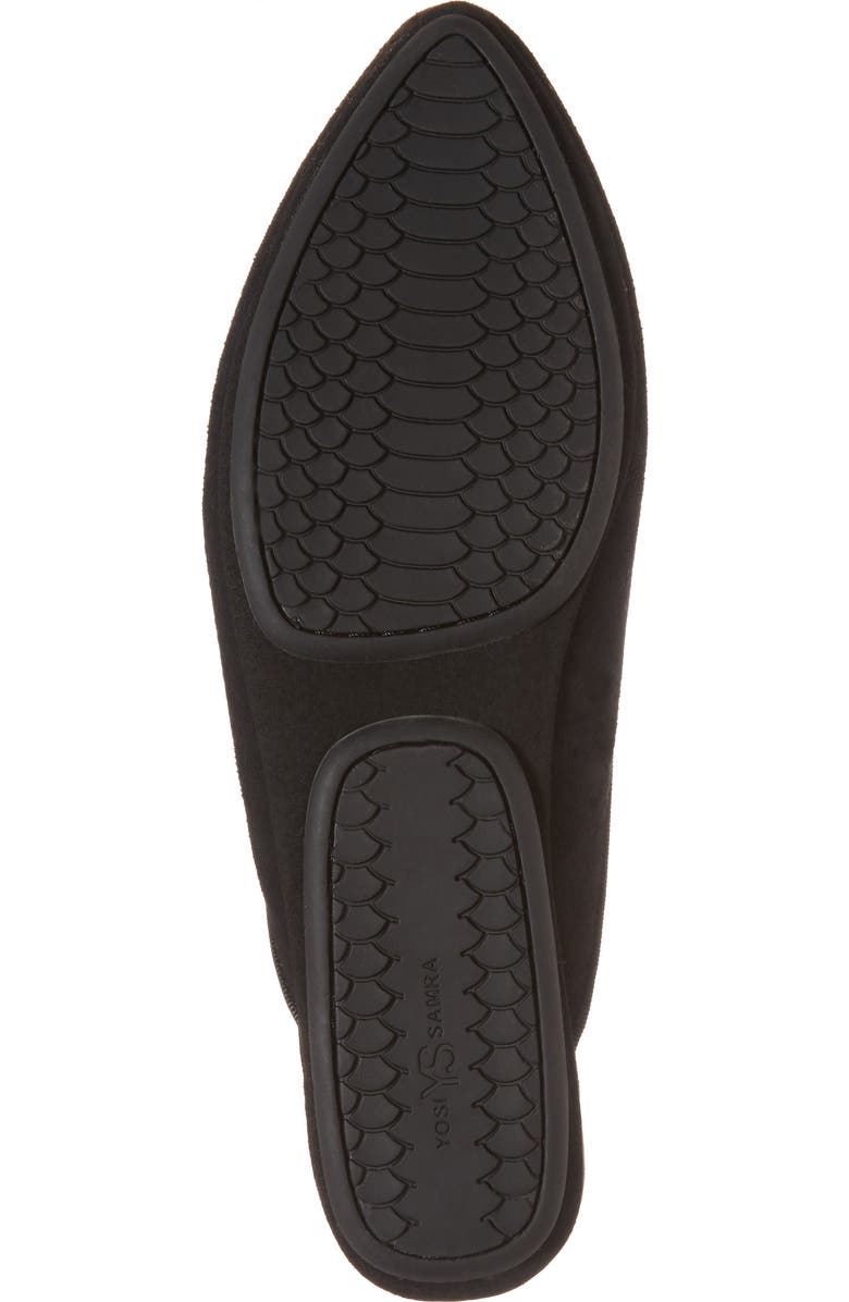 Yosi Samra Vidi Genuine Rabbit Fur Loafer Mule, Alternate, color,