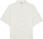 Brain Dead Twisted Piping Embroidered Cotton Button-Up Shirt