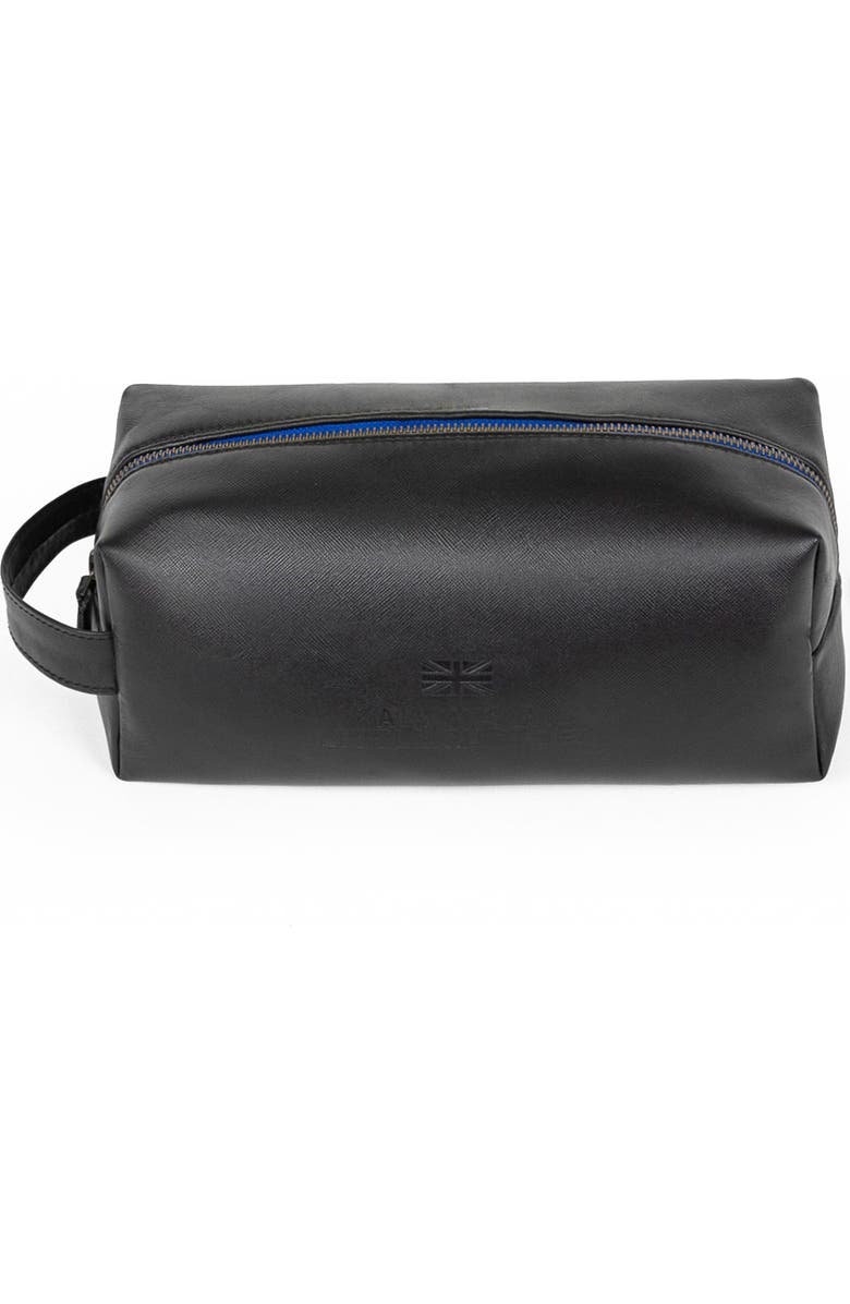 Deux Mains Iron Tight Toiletry Bag, Main, color, Black