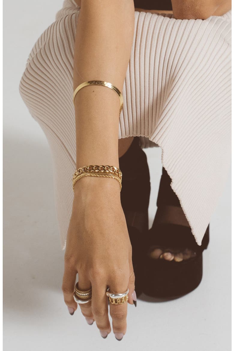 El Cubano Bracelet, Alternate, color, GOLD
