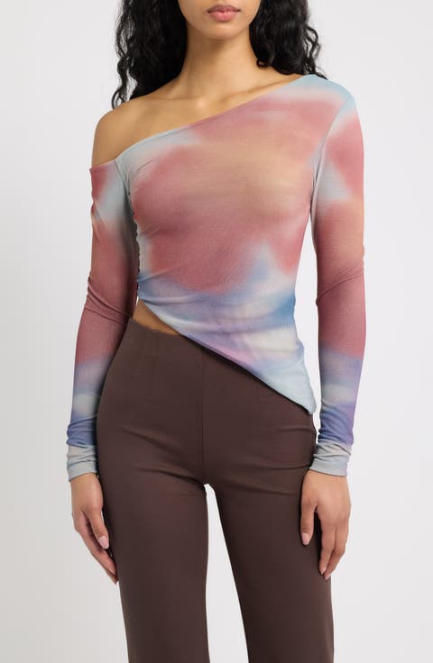 Mirada One Shoulder Jersey Top