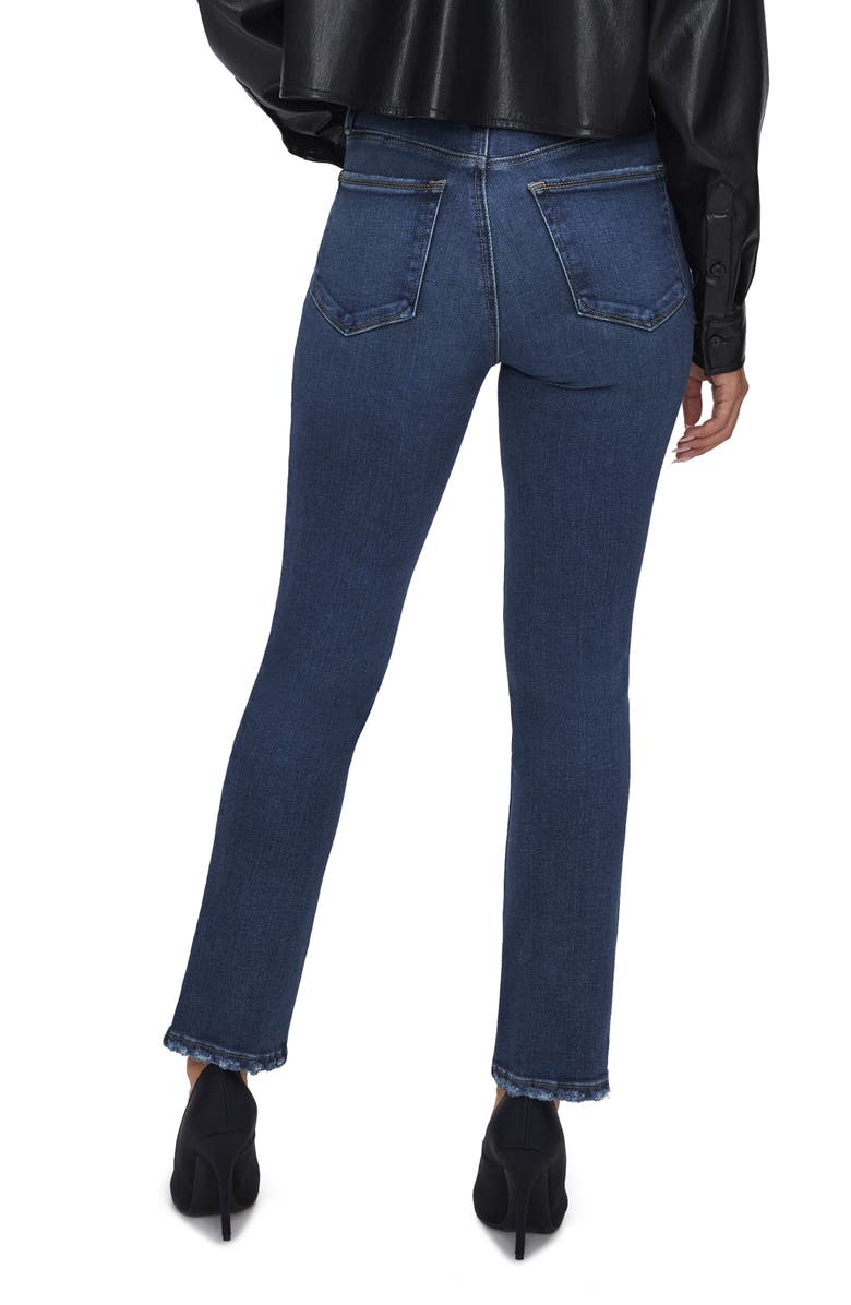 Good American Good Legs Straight Leg Jeans, Alternate, color, Indigo511