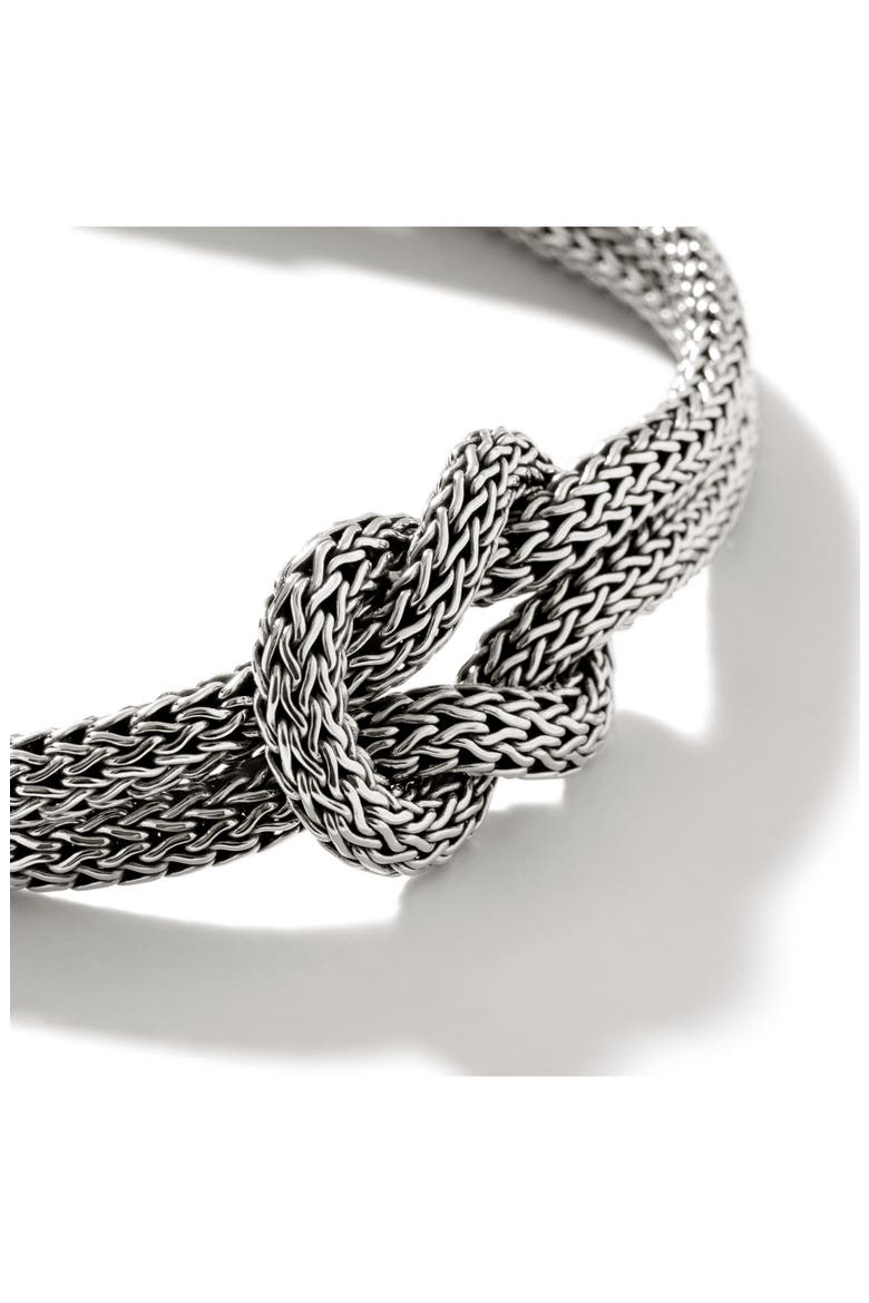 Love Knot Bracelet, 10mm, Alternate, color, SILVER