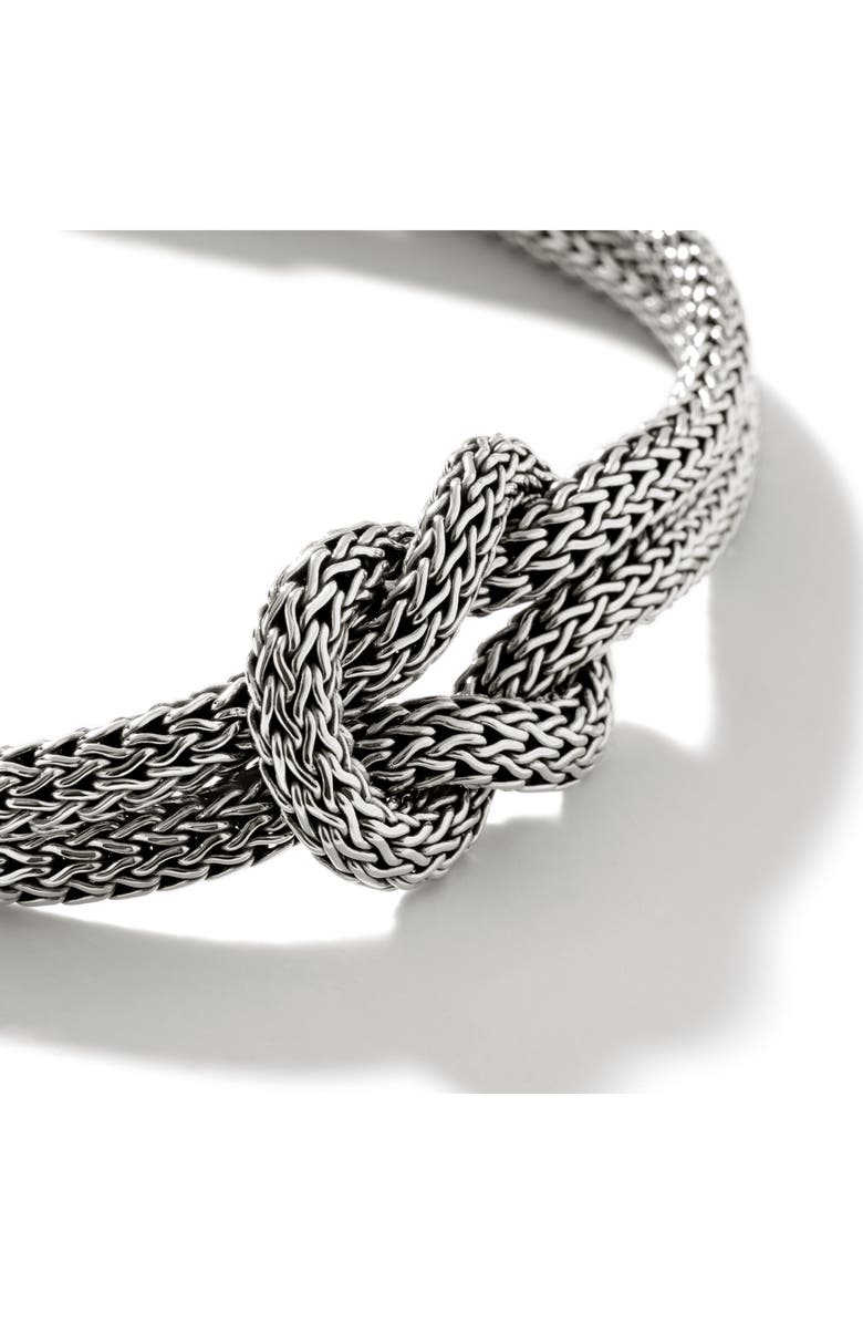 John Hardy Love Knot Bracelet, 10mm, Alternate, color, Silver