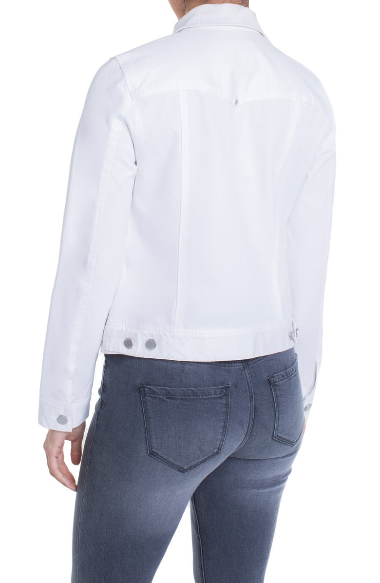 Liverpool Los Angeles Classic Powerflex Knit Stretch Denim Jacket, Alternate, color, 