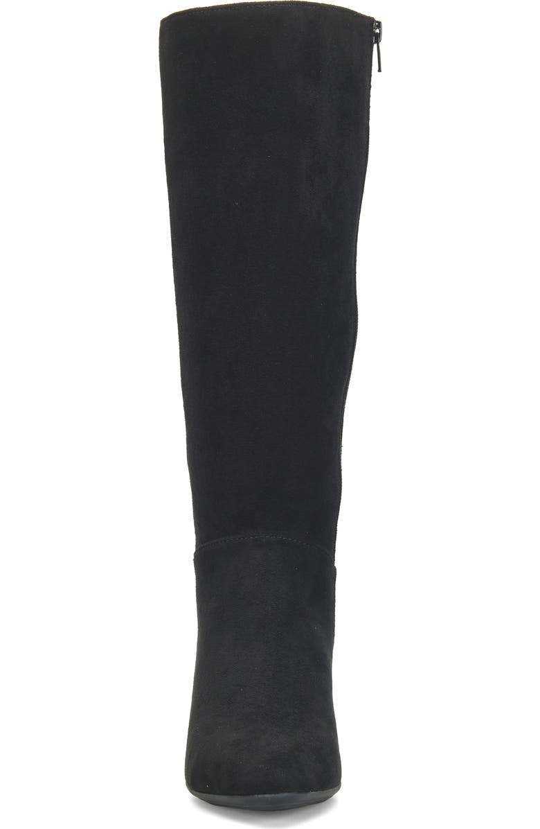 EUROSOFT Venice Knee High Boot, Alternate, color, Black Suede