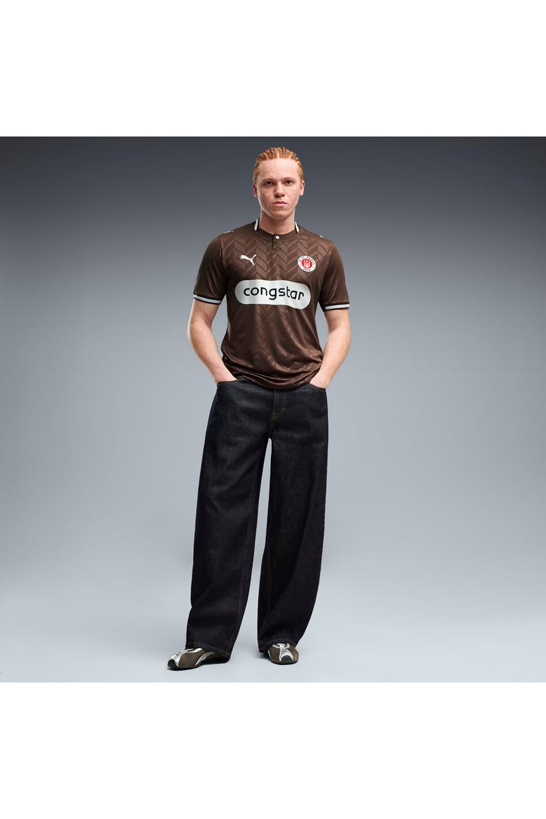 Men's Puma  Brown St. Pauli 2026/27 Home Replica Jersey, Alternate, color, Brown