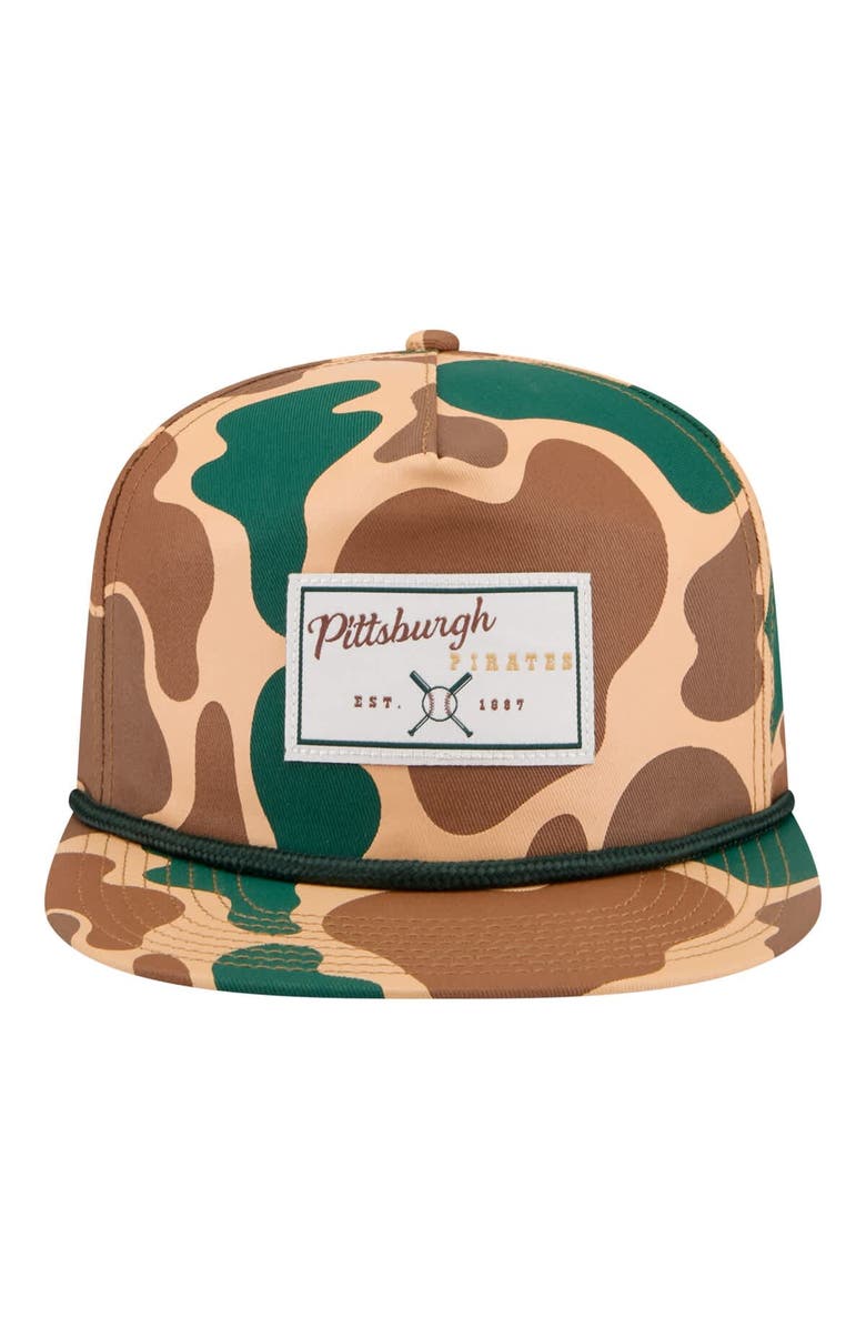New Era Men's New Era  Camo Pittsburgh Pirates Duck 19TWENTY Adjustable Hat, Alternate, color, Camo