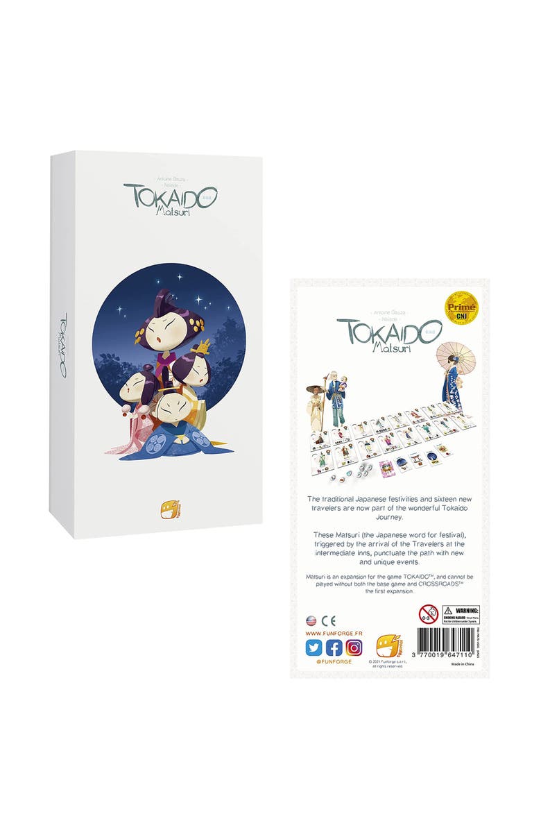 Funforge Tokaido Matsuri 5Th Edition Expansion Funforge, Strategy & Travel Board Game, Alternate, color, Multicolored