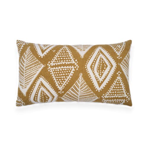 Naki & Ssam Artisan Mirage Intricate Arabesque Pattern Lumbar Pillow Cover