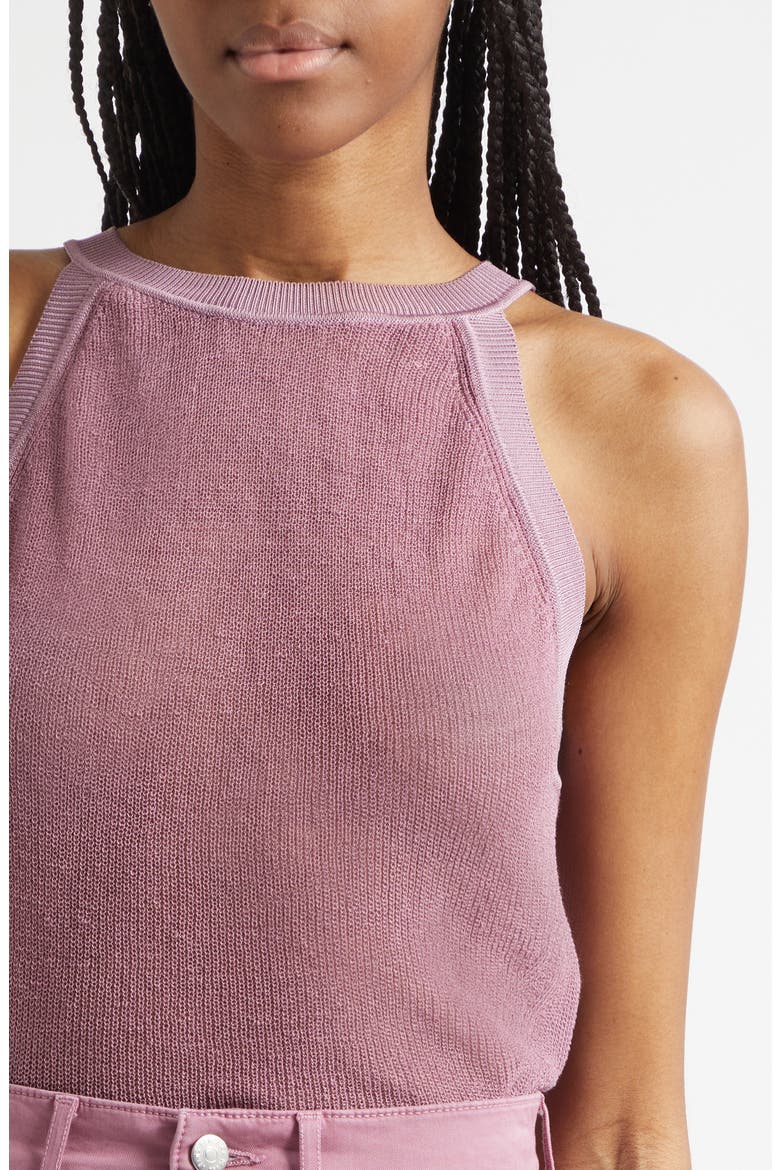 Solomon Knit Linen Blend Tank, Alternate, color, ORCHID HAZE