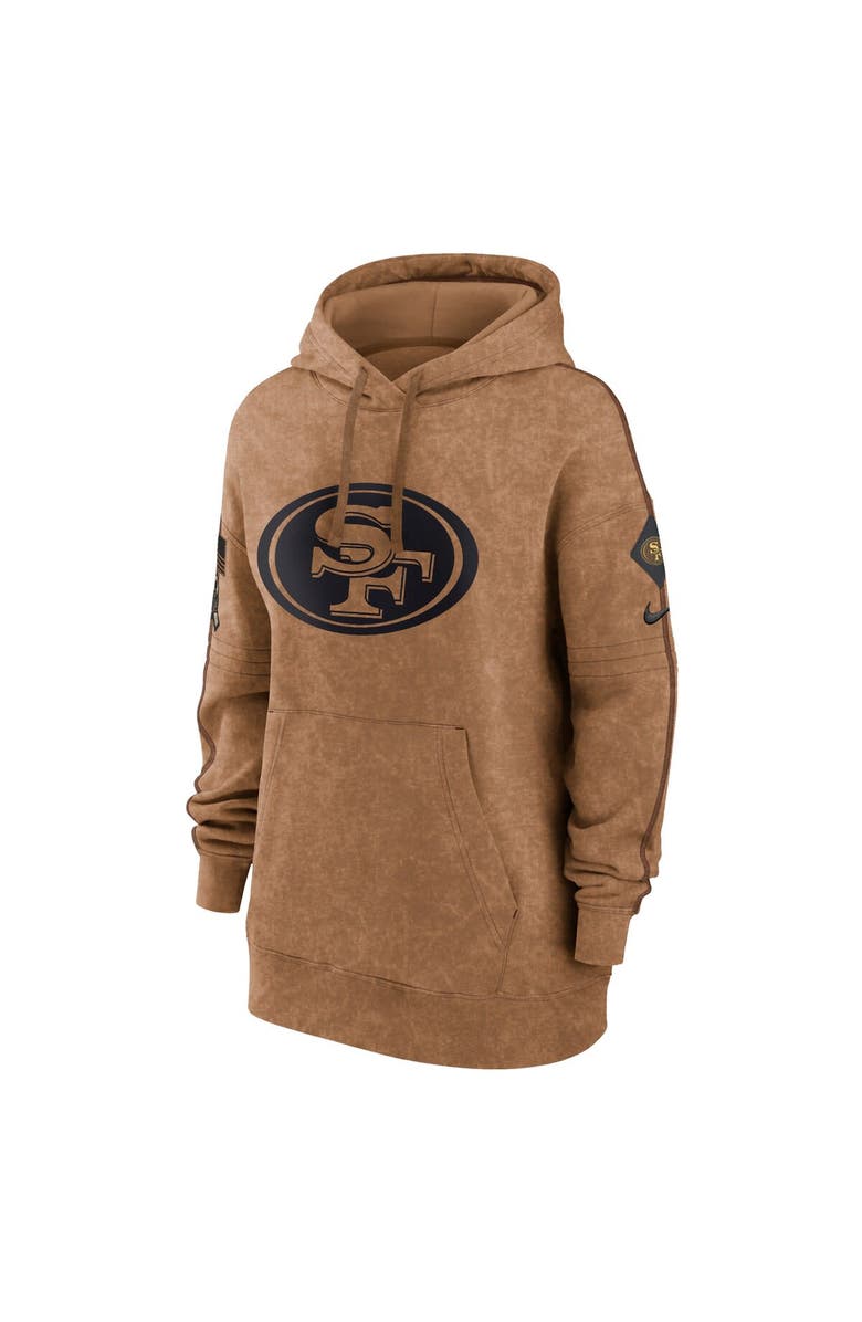 Nike Women's Nike  Brown San Francisco 49ers 2023 Salute to Service Pullover Hoodie, Alternate, color, 