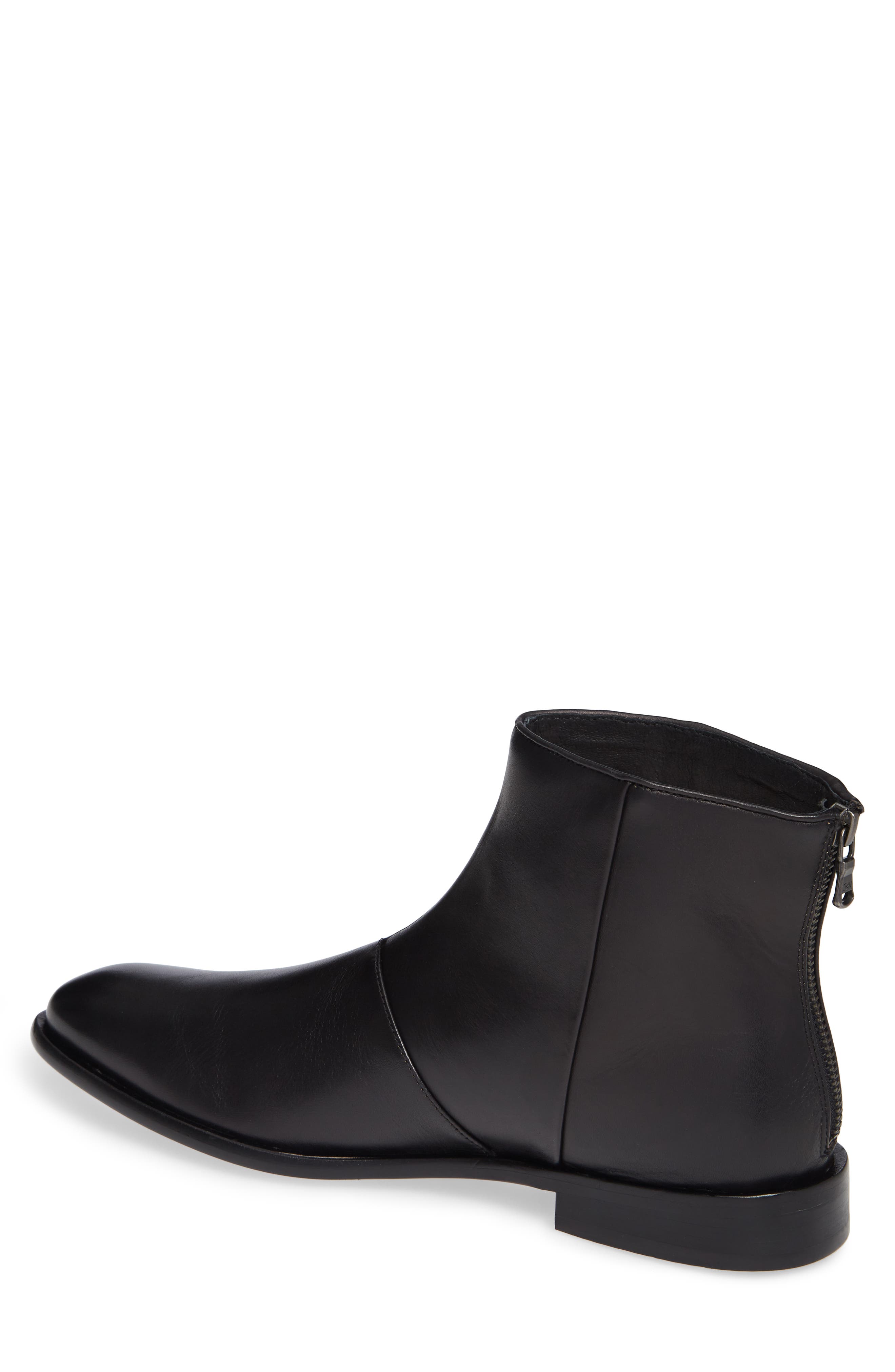 John Varvatos Star USA NYC Back Zip Boot, Alternate, color, 