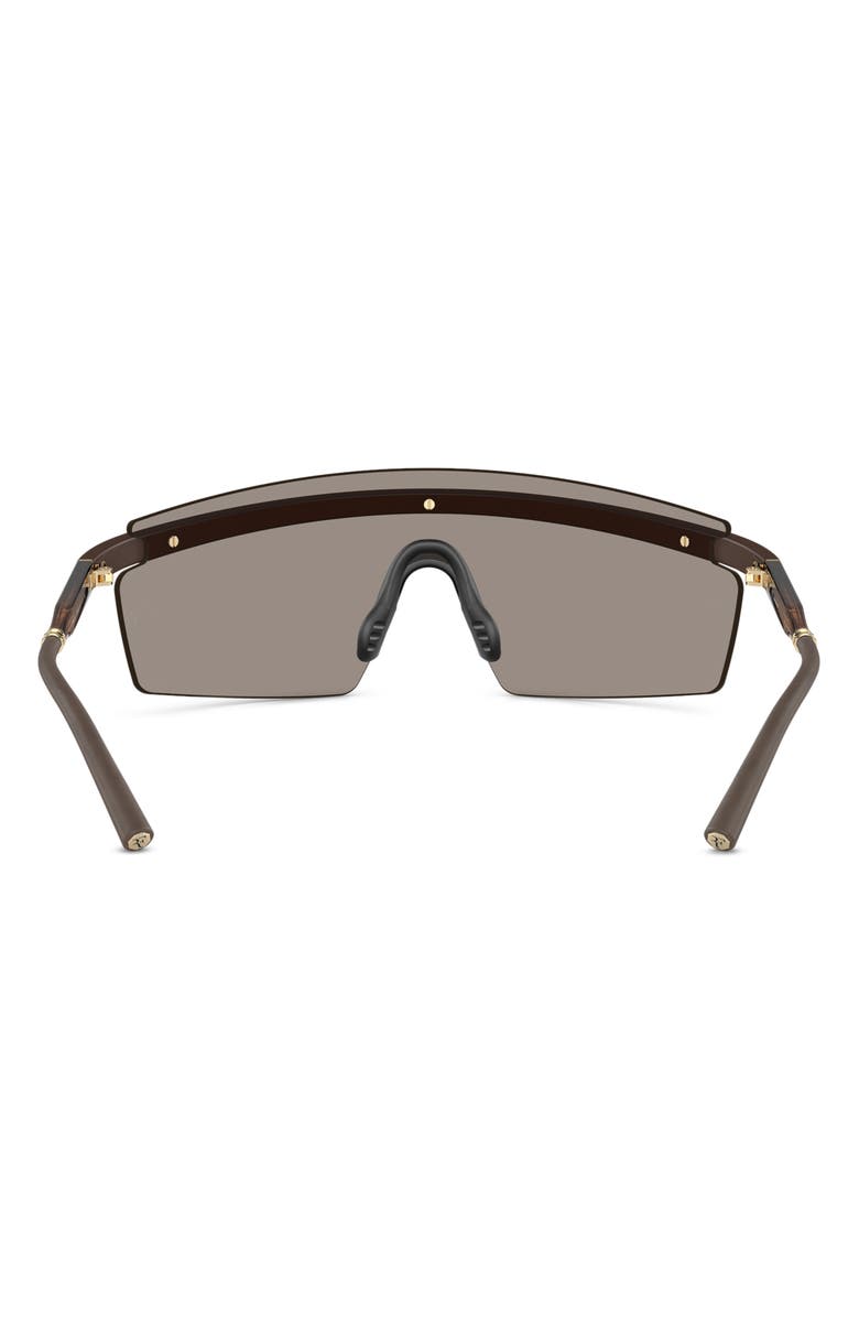 Oliver Peoples x Roger Federer R-4 138mm Rimless Shield Sunglasses, Alternate, color,
