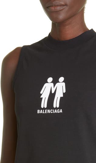 Balenciaga Pride 2022 Stretch Cotton Graphic Tank | Nordstrom