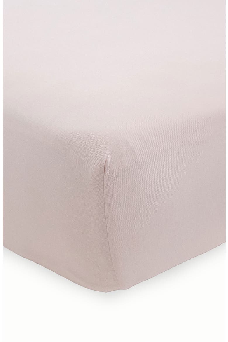 Knit Crib Sheet, Main, color, ROSIE