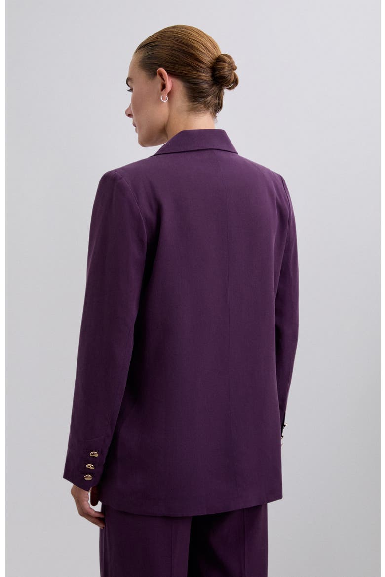 Purple Blazer, Alternate, color, Purple