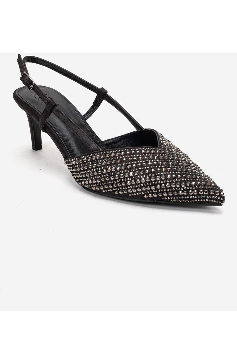 Prologue Shoes Melodie Slingback Pump, Alternate, color, Black