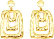 Petit Moments Hammered Knocker Drop Earrings