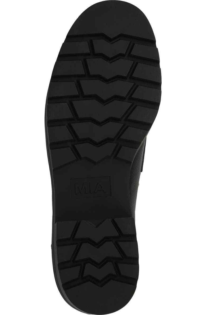 MIA Yoani Platform Stud Loafer, Alternate, color, Black