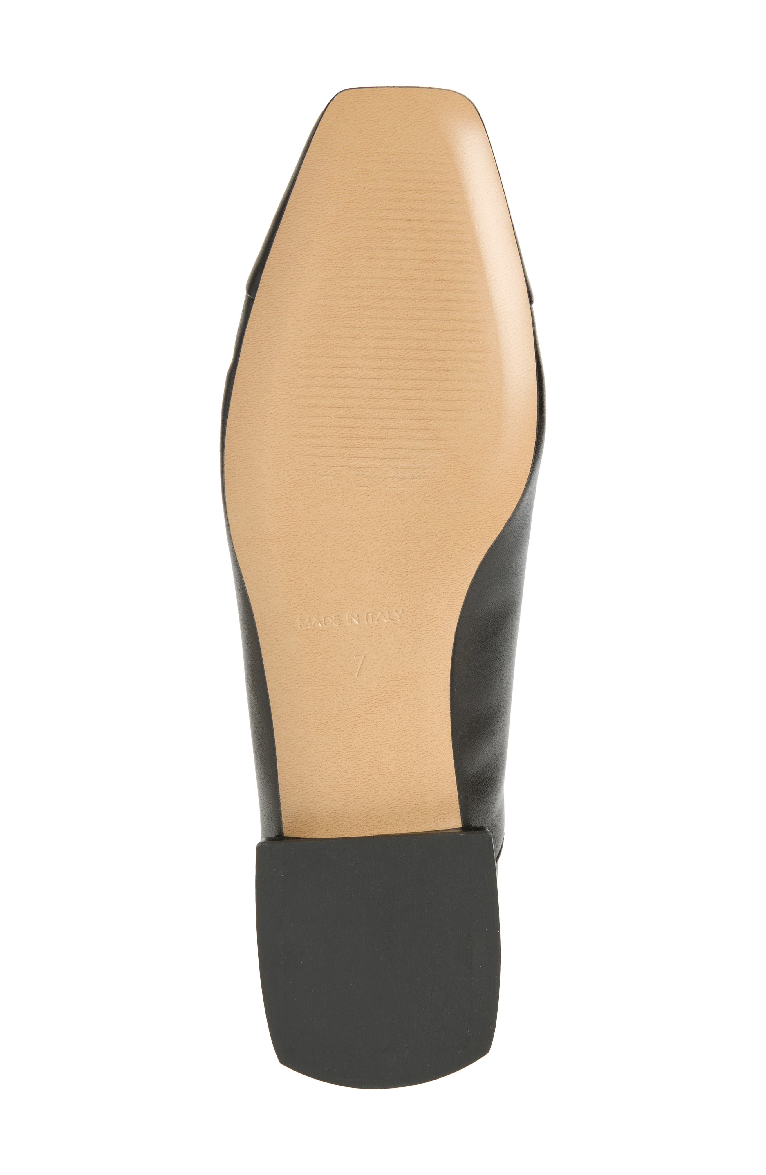 Parisa Flat, Alternate, color, BLACK LEATHER