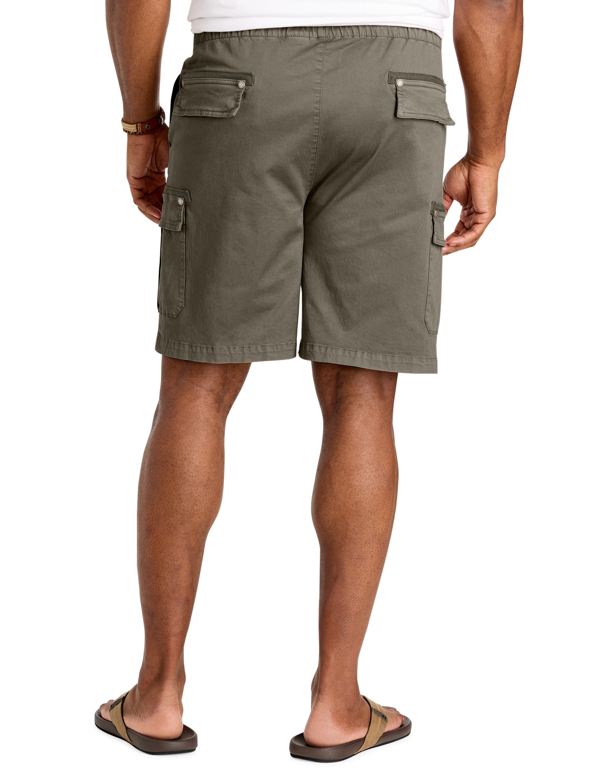 Big & Tall Athletic Fit Drawstring Cargo Shorts - image 4