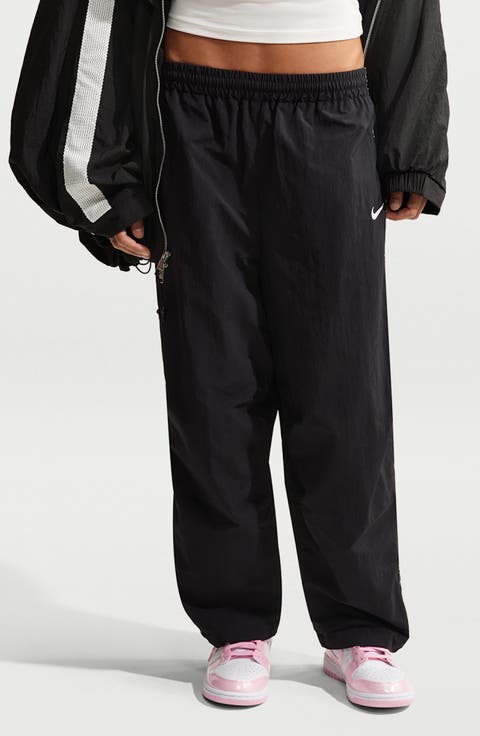 Elastic Waist Full Length Pants