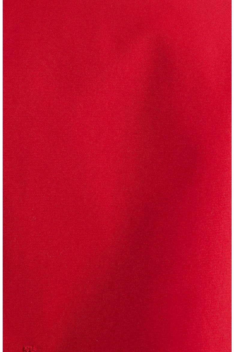 Belted Crop Trench Coat, Alternate, color, RED