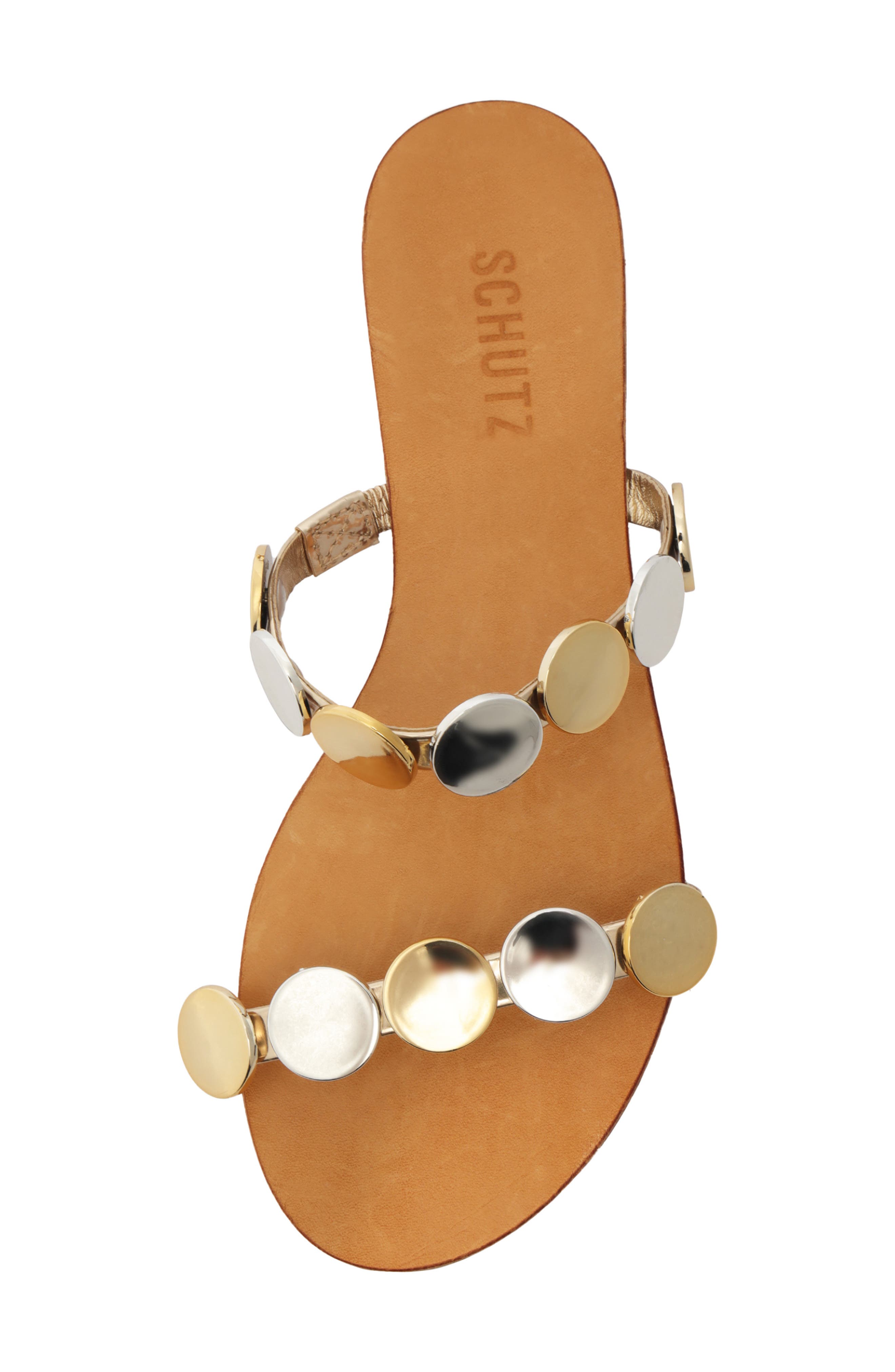 Schutz Acacia Flat Slide Sandal, Alternate, color, 