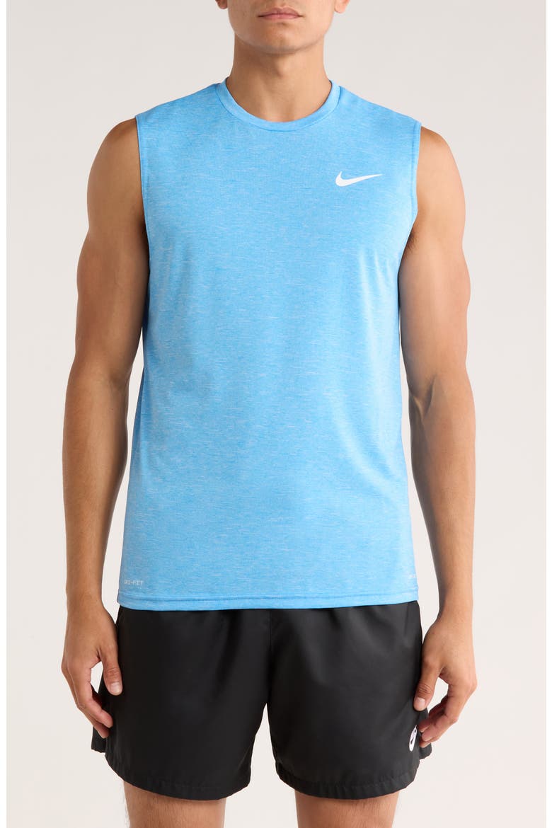 Sleeveless Hydroguard Dri-FIT UPF 50+ Top, Main, color, UNIVERSITY BLUE
