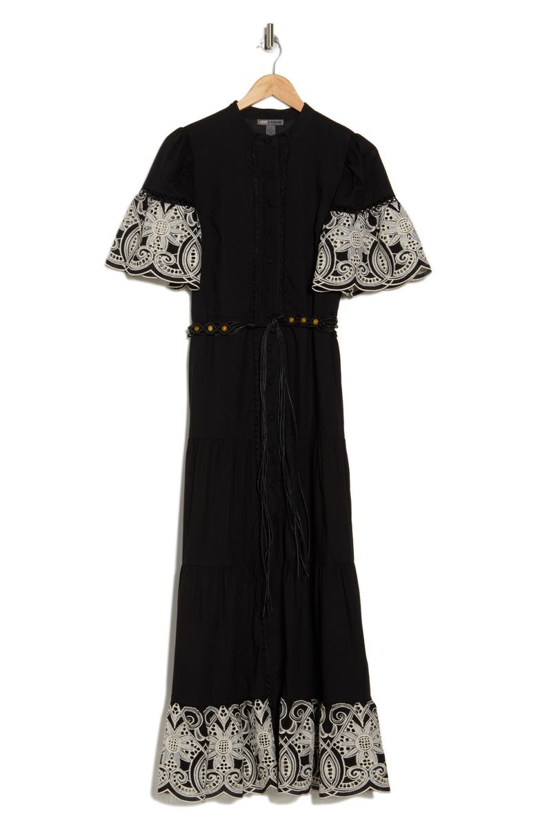 BY DESIGN Southampton Embroidered Maxi Dress, Alternate, color,