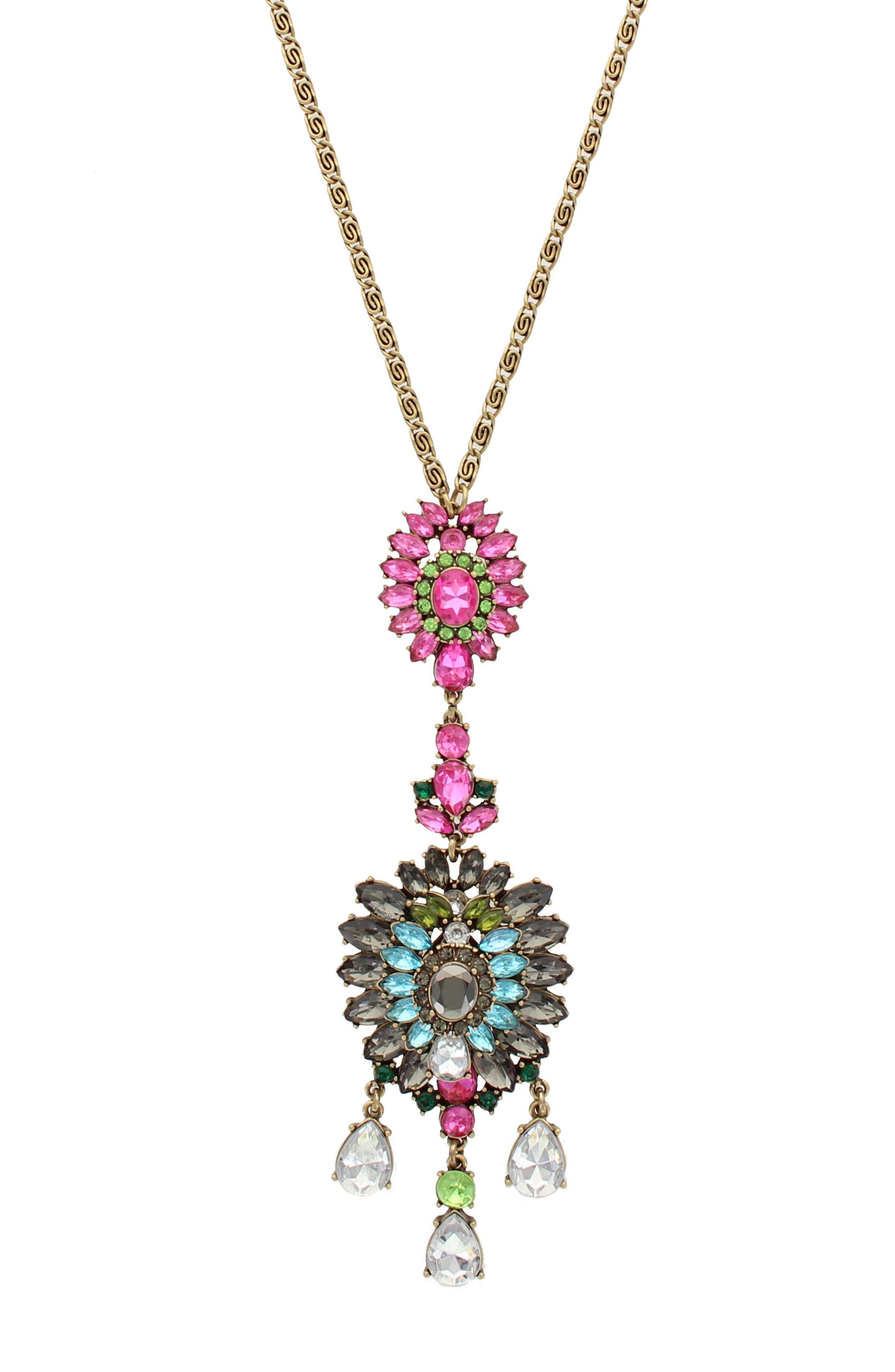 OLIVIA WELLES Floral Detail Necklace