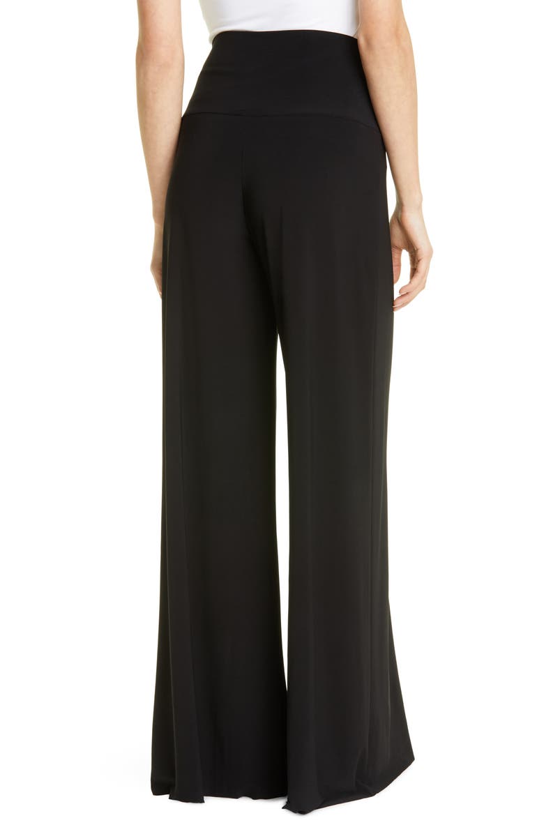 Norma Kamali Elephant Pant, Alternate, color, Black