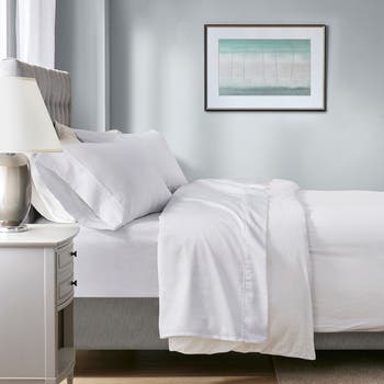 1000 Thread Count Temperature Regulating Antimicrobial 4 Piece Sheet Set