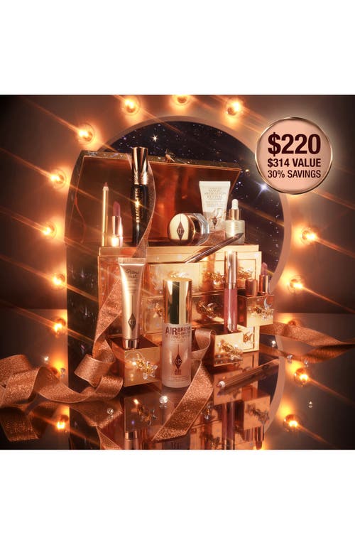 Charlotte Tilbury Holiday 12-door Treasure Chest Set In Transparent