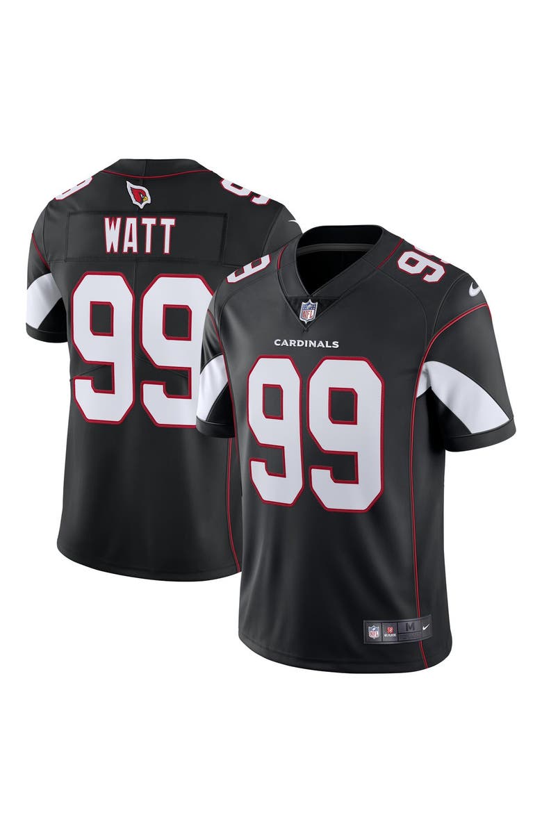 Nike Men's Nike J.J. Watt Black Arizona Cardinals Vapor Limited Jersey, Alternate, color, 