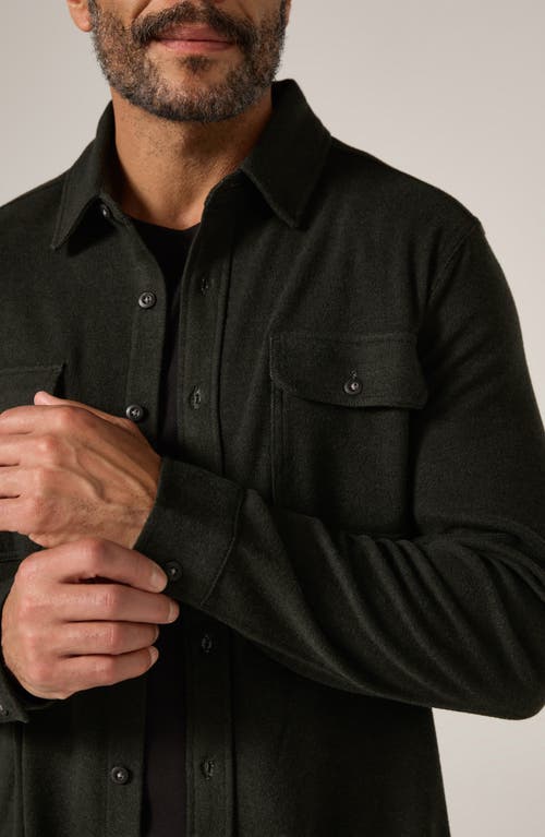 7 Diamonds Generation Stretch Flannel Button-up Shirt In Green