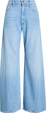 MOTHER Lemon Twist High Waist Wide Leg Jeans